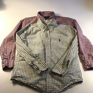 Lot of two boys Ralph Lauren button downs - 6